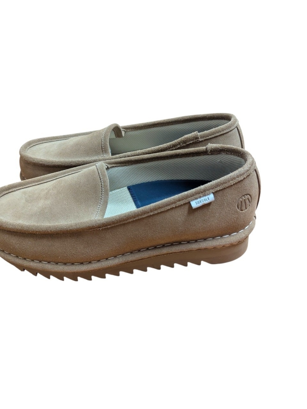 Suvsole Giza Taupe Suede Slip-On Loafers Men’s 11